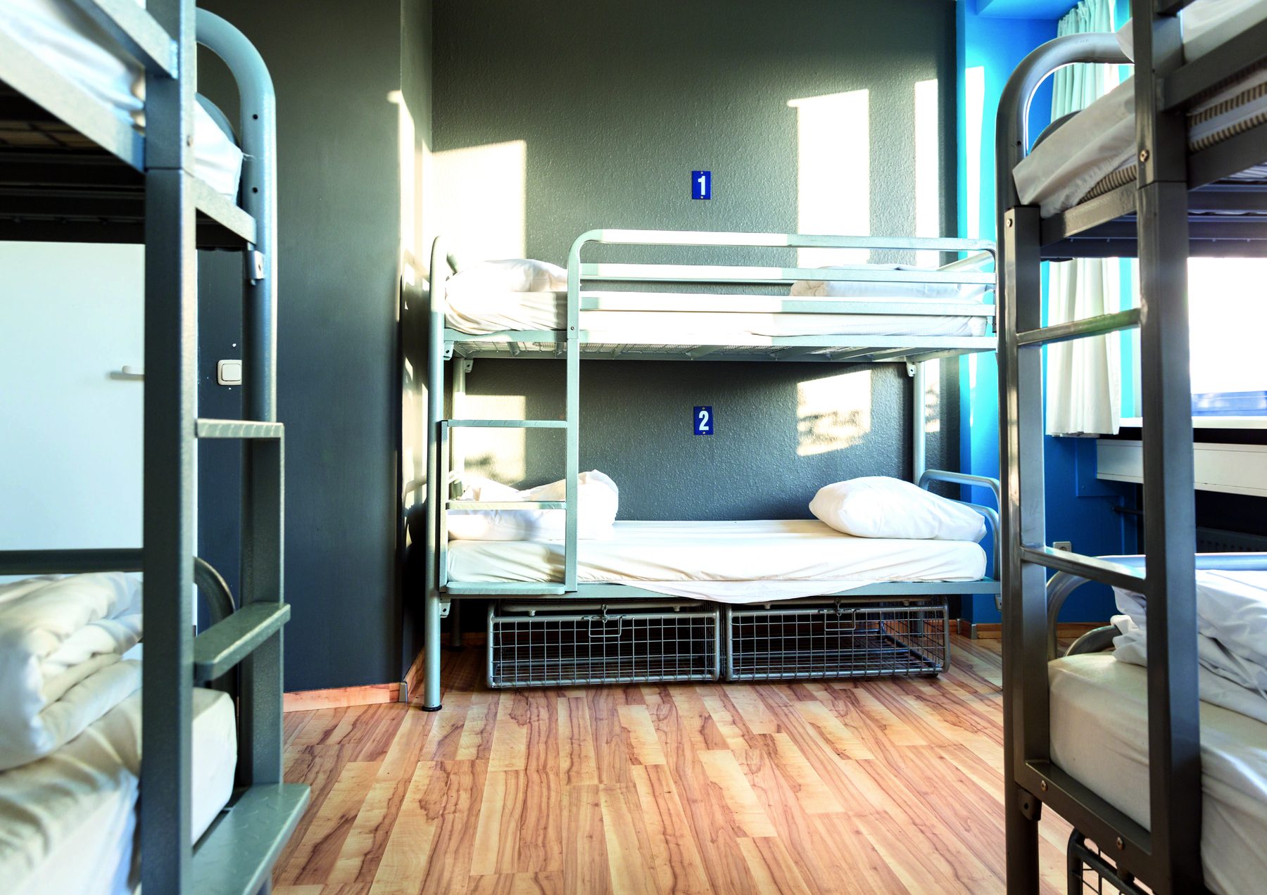 Bunk dorm room